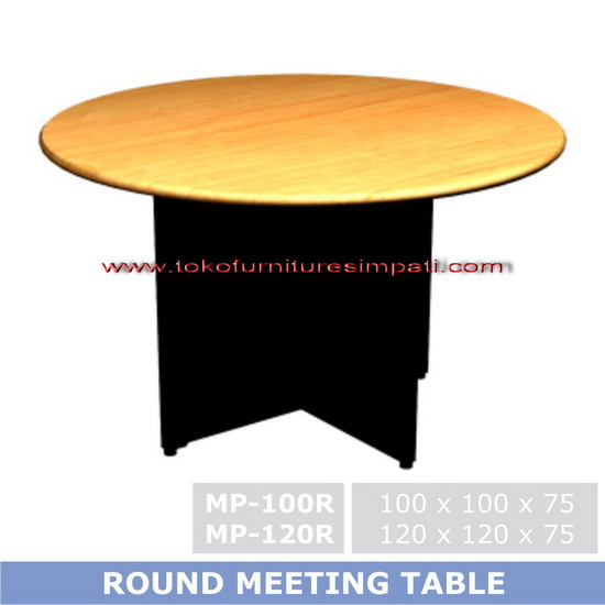 meja rapat bulat